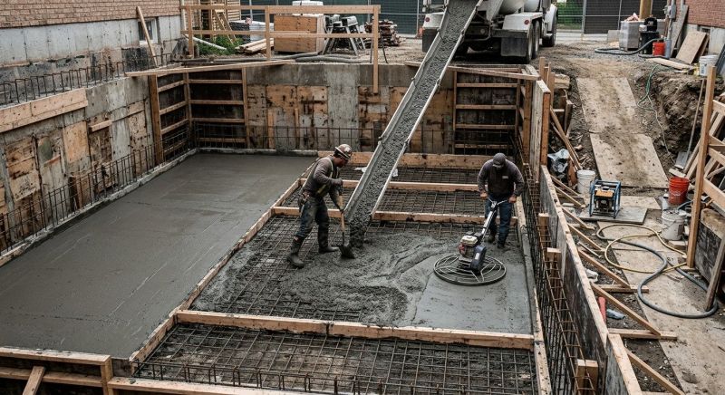 Basement Concrete Installation in Mc Donald, TN