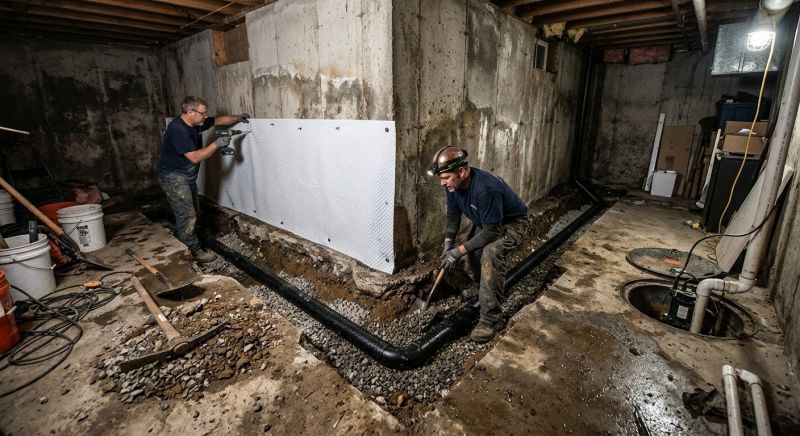 Basement Concrete Installation in Ooltewah, TN