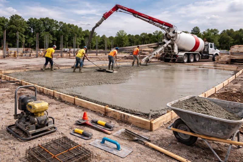 Commercial Slab Construction in Decatur, TN