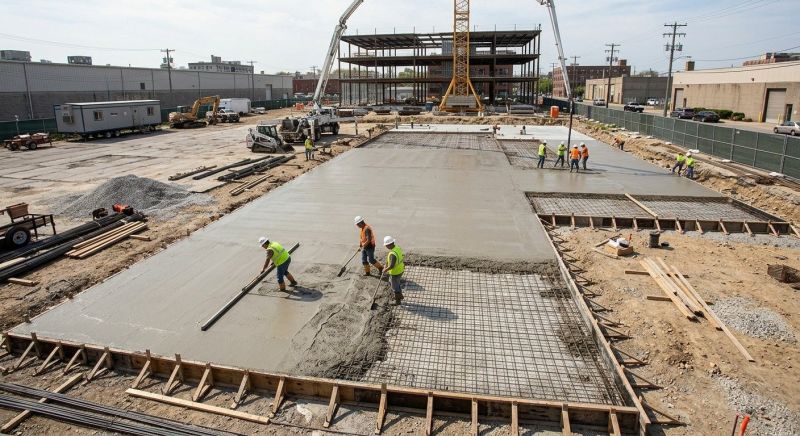 Commercial Slab Installation in Rhea County, TN