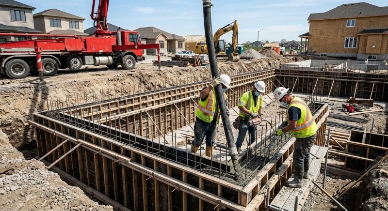 Foundation Wall Pouring in Chattanooga, TN