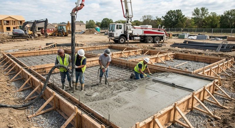 Foundation Wall Pouring in Ocoee, TN