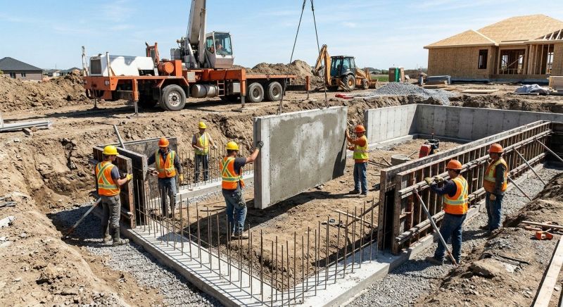 Foundation Wall Pouring in Rhea County, TN